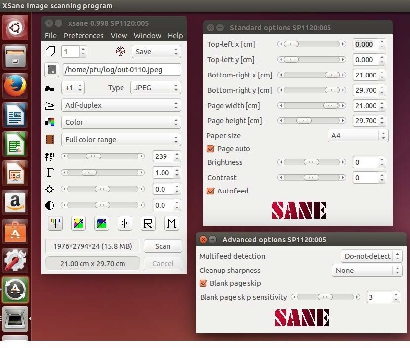 Новый драйвер под Linux для сканеров серии SP.